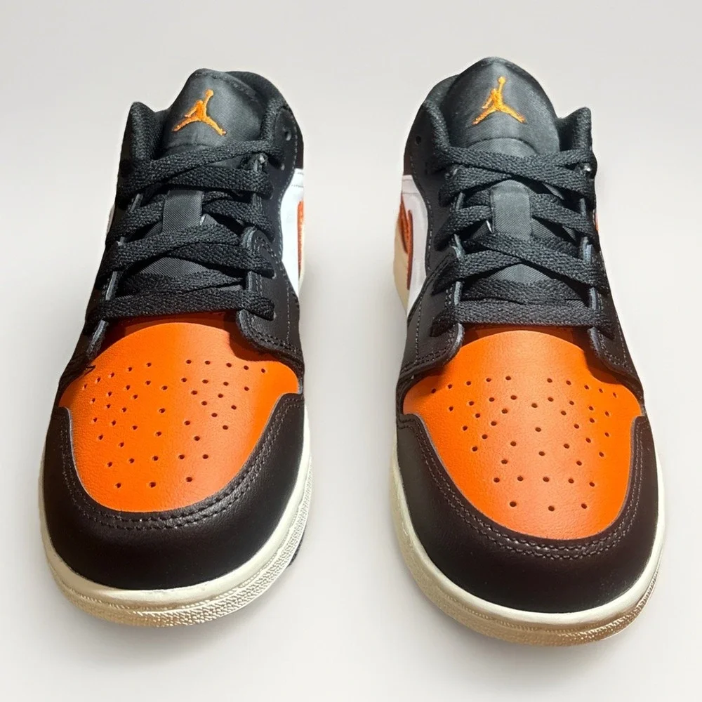 Nike‎ Air Jordan 1 Retro Low Shattered Backboard Orange Youth Shoes 553558-081